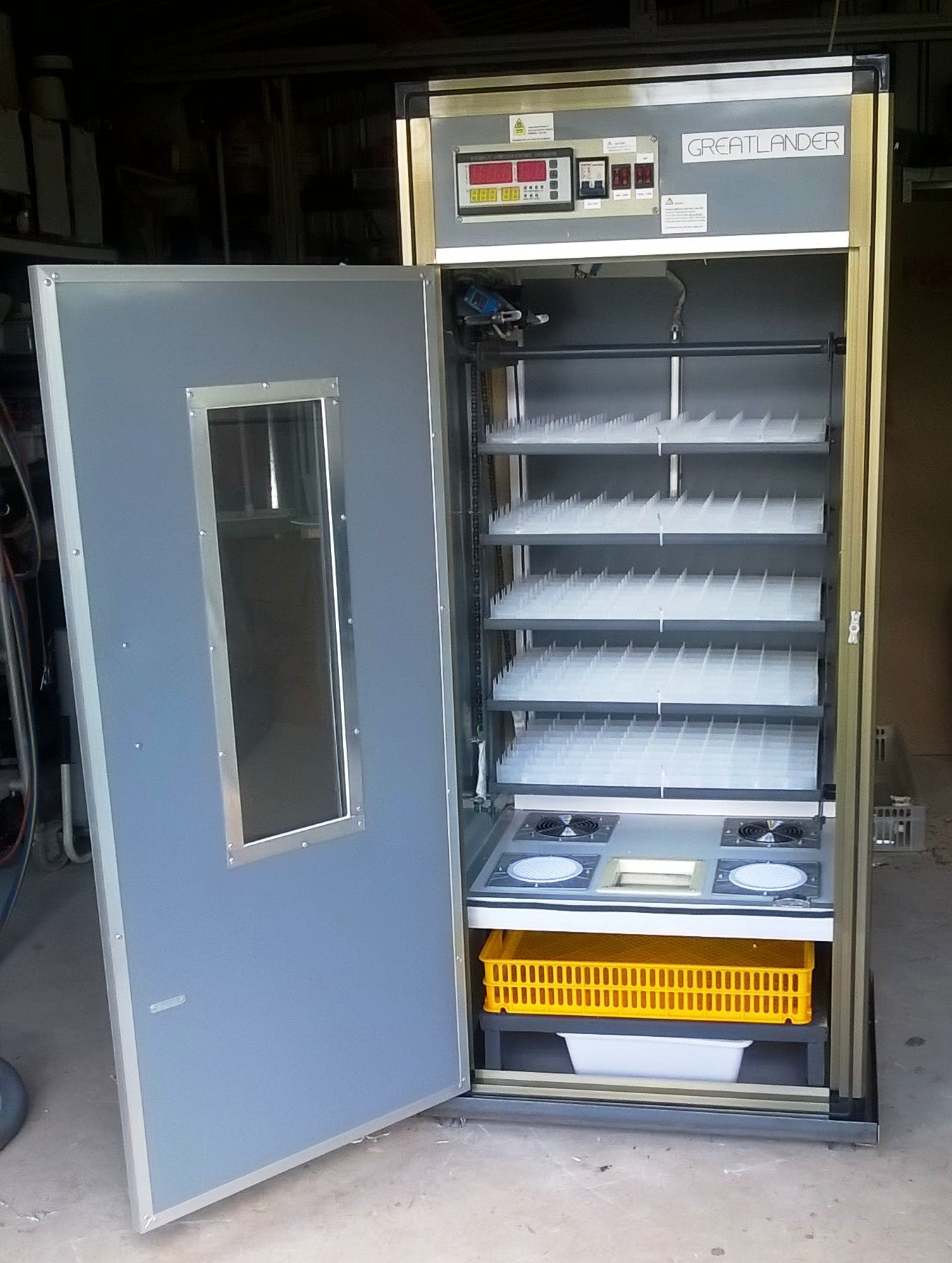 Greatlander 5TTH Top Hatch Split-Cabinet Automatic Egg Incubator