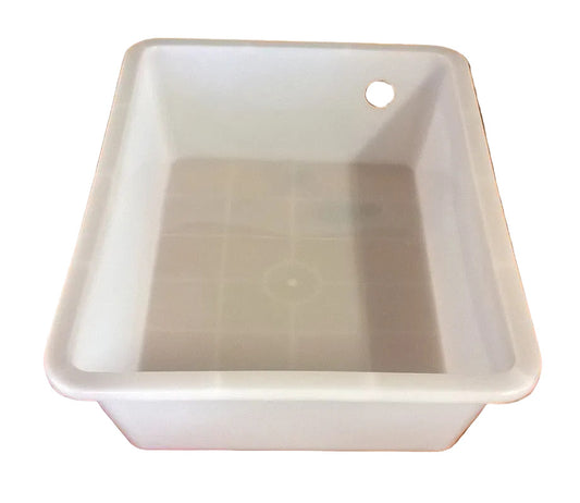 Water Tray Small. Hole for 1/2" Float valve